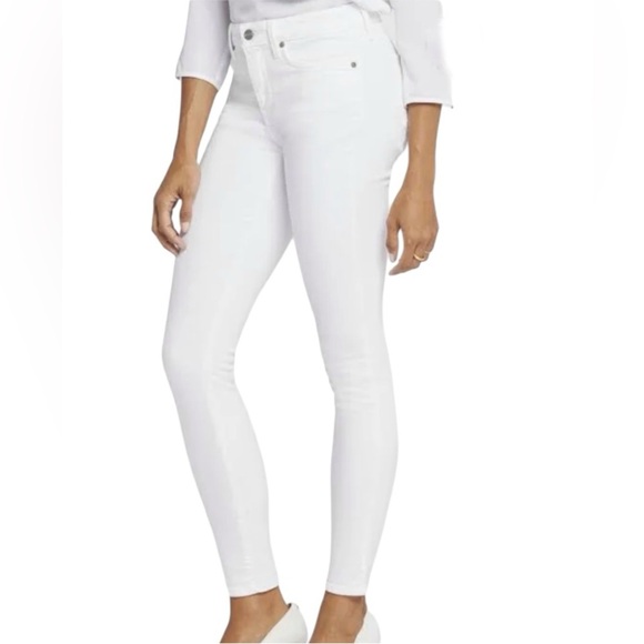 NWT NYDJ Women's White Skinny stretch Jeans - Picture 1 of 15